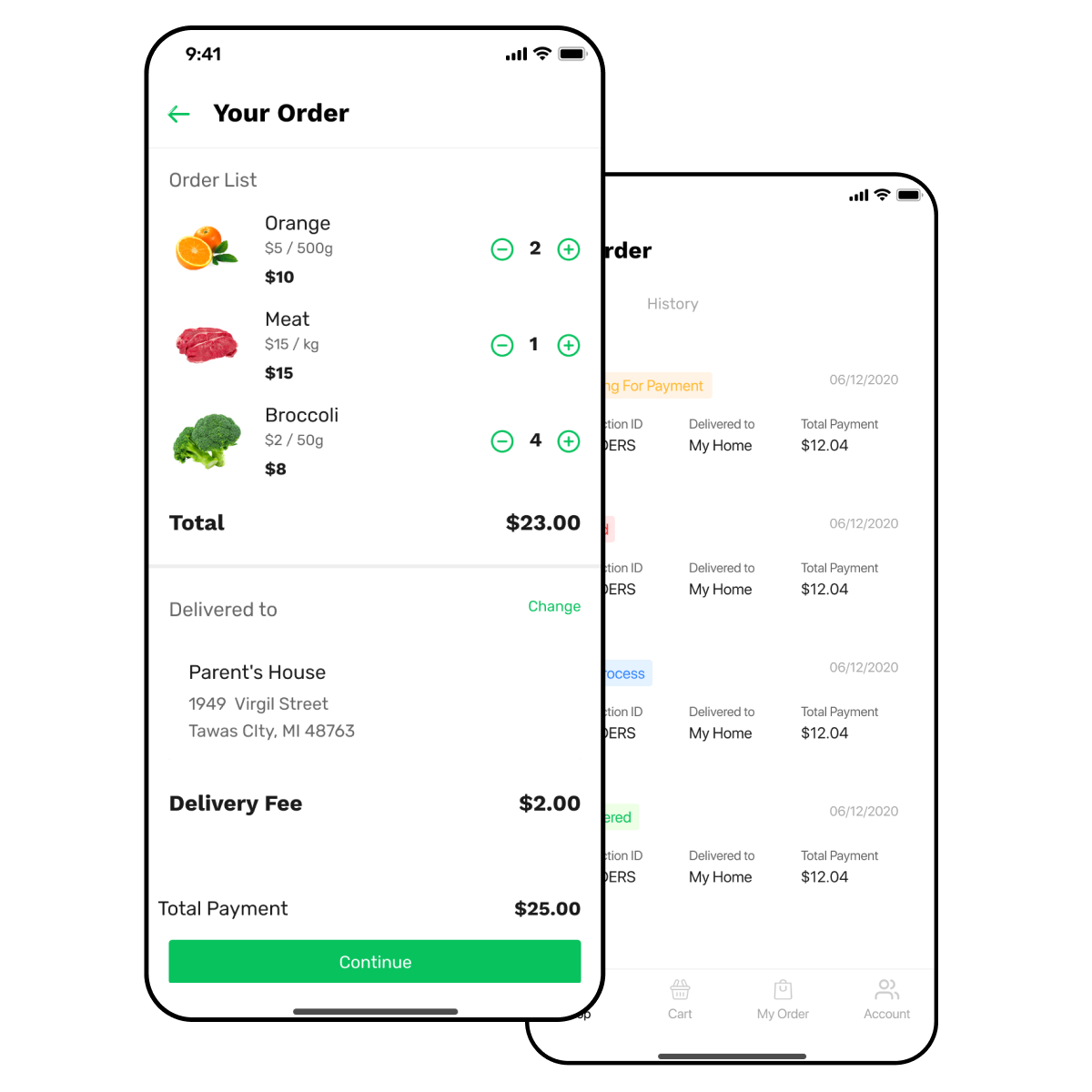 Build a Vegetable Delivery App for iOS & Android Builder.ai